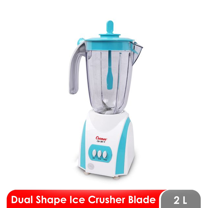 Cosmos Blender Plastik 2 in 1 2 Liter - CB281P | CB 281P